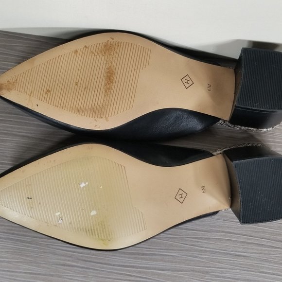 Halogen Tori Slip-on Mule, Black Leather, Womens Size 6 M - Picture 11 of 13